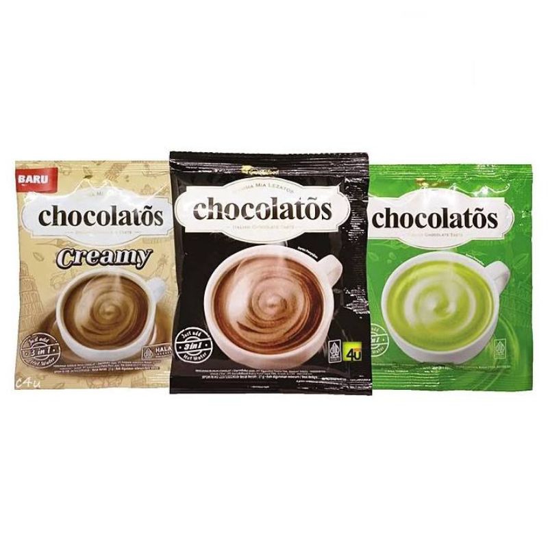 

Chocolatos drink minuman coklat serbuk 1 renceng 10 sachet 28g