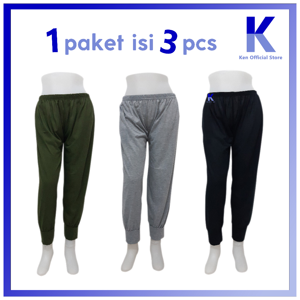 Celana Aladin Isi 3 pcs  / Celamis Aladin / Celana Inner Gamis Aladin / Celana Dalaman Gamis Aladin