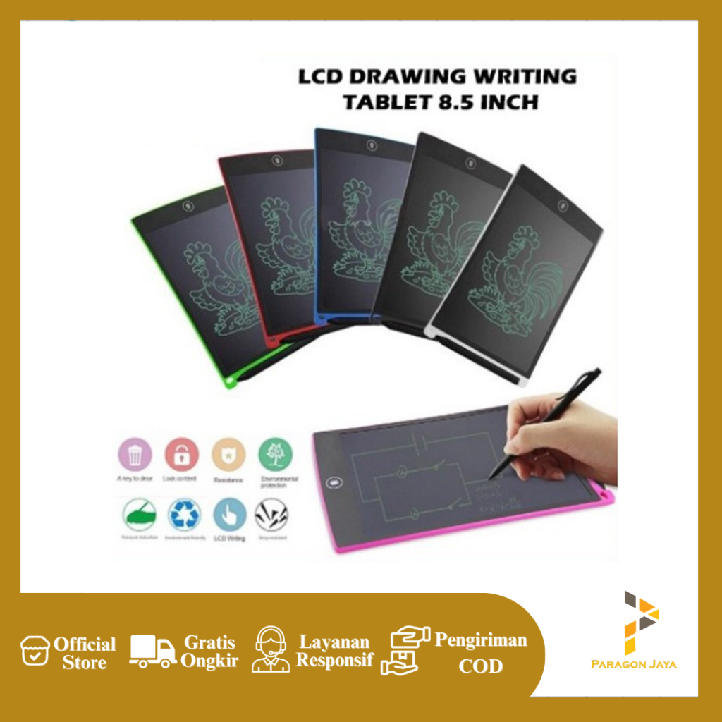 

Papan Tulis Anak LCD Writing Color Board 8.5 Papan Tulis Tablet Anak
