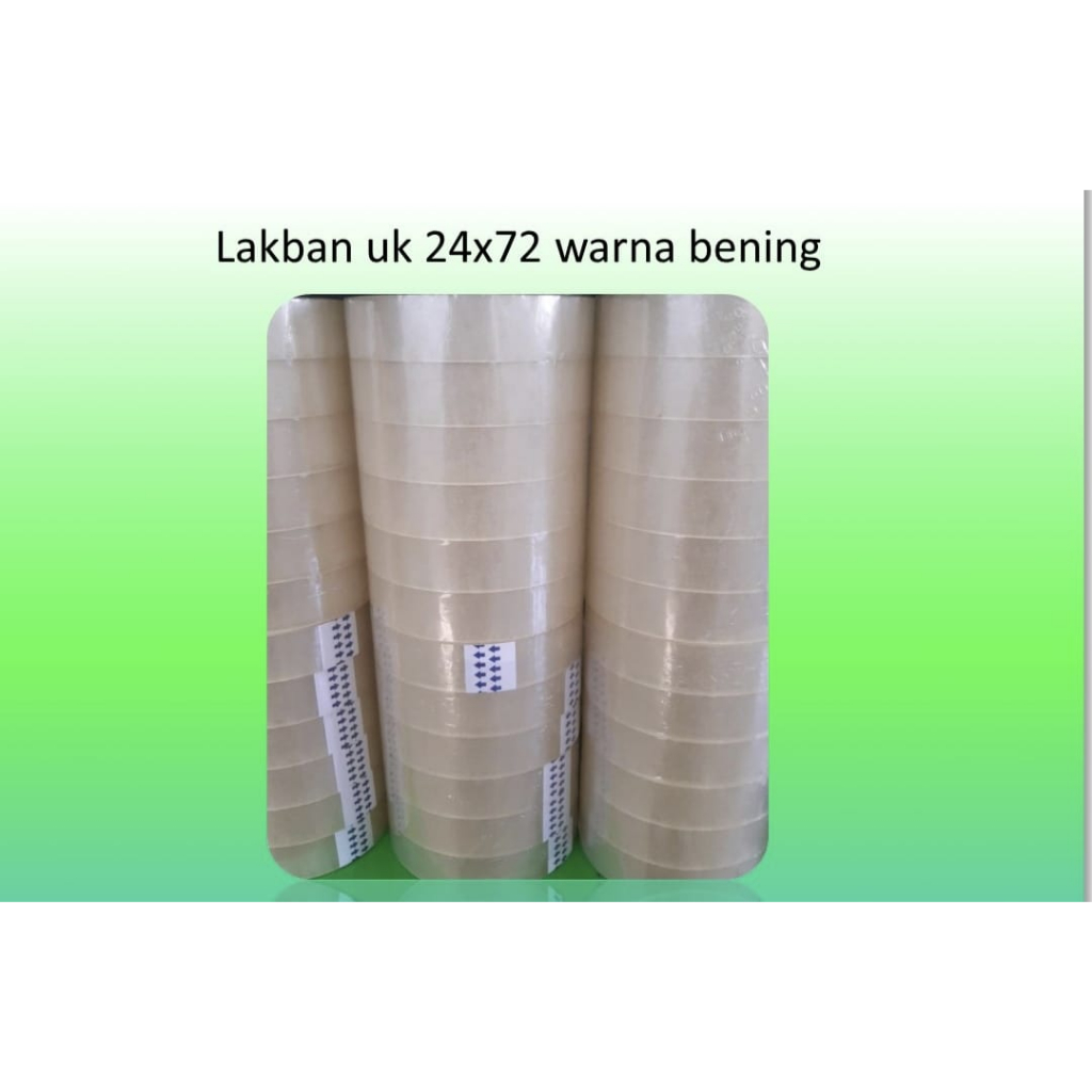 LAKBAN SEDANG / SOLATIP 24X72 WRNA BENING