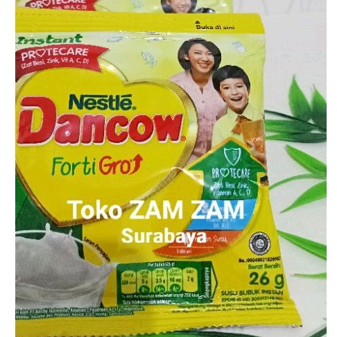 

DANCOW FORTIGRO 1 Renceng isi 10 Sachet