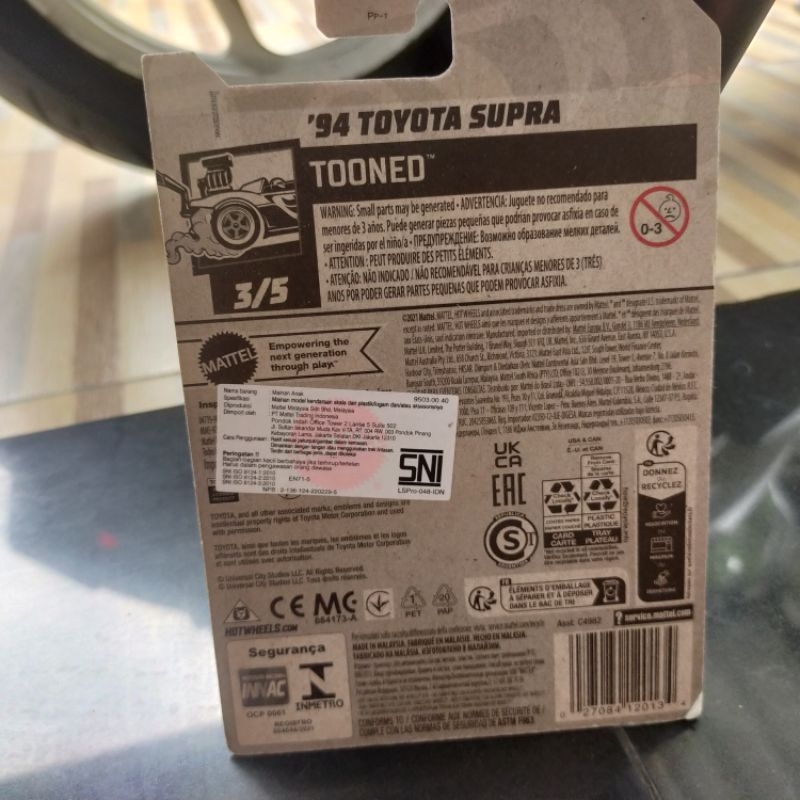 hotwheels fast& furious supra tooned