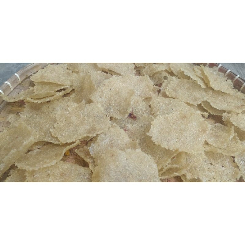 

krupuk nasi mentah rasa udang, terasi, original 250 gram cod bayar diitempat