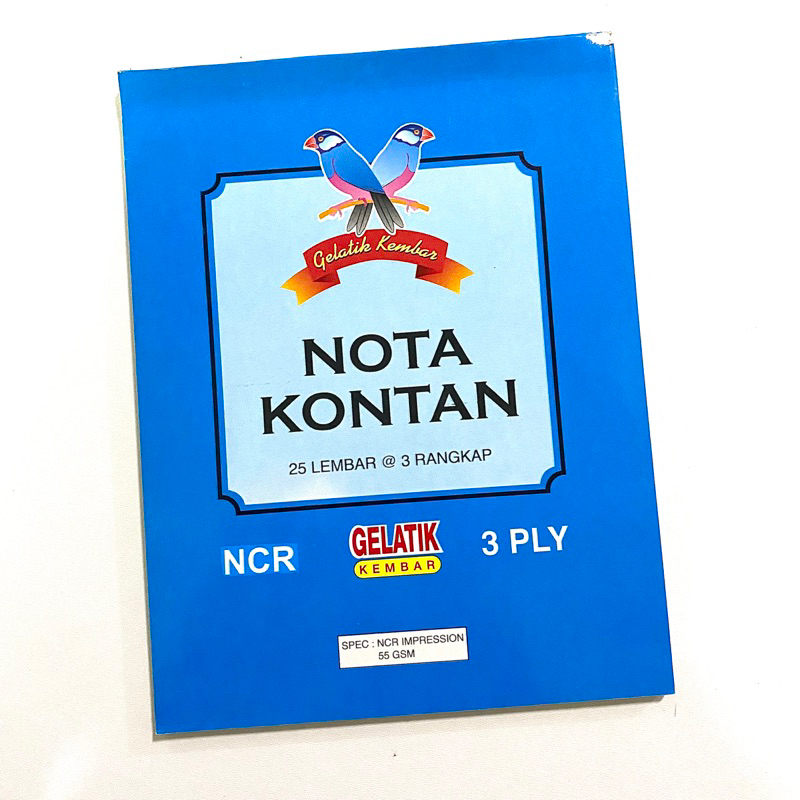 

Nota 3 Ply Besar Gelatik Kembar Murah