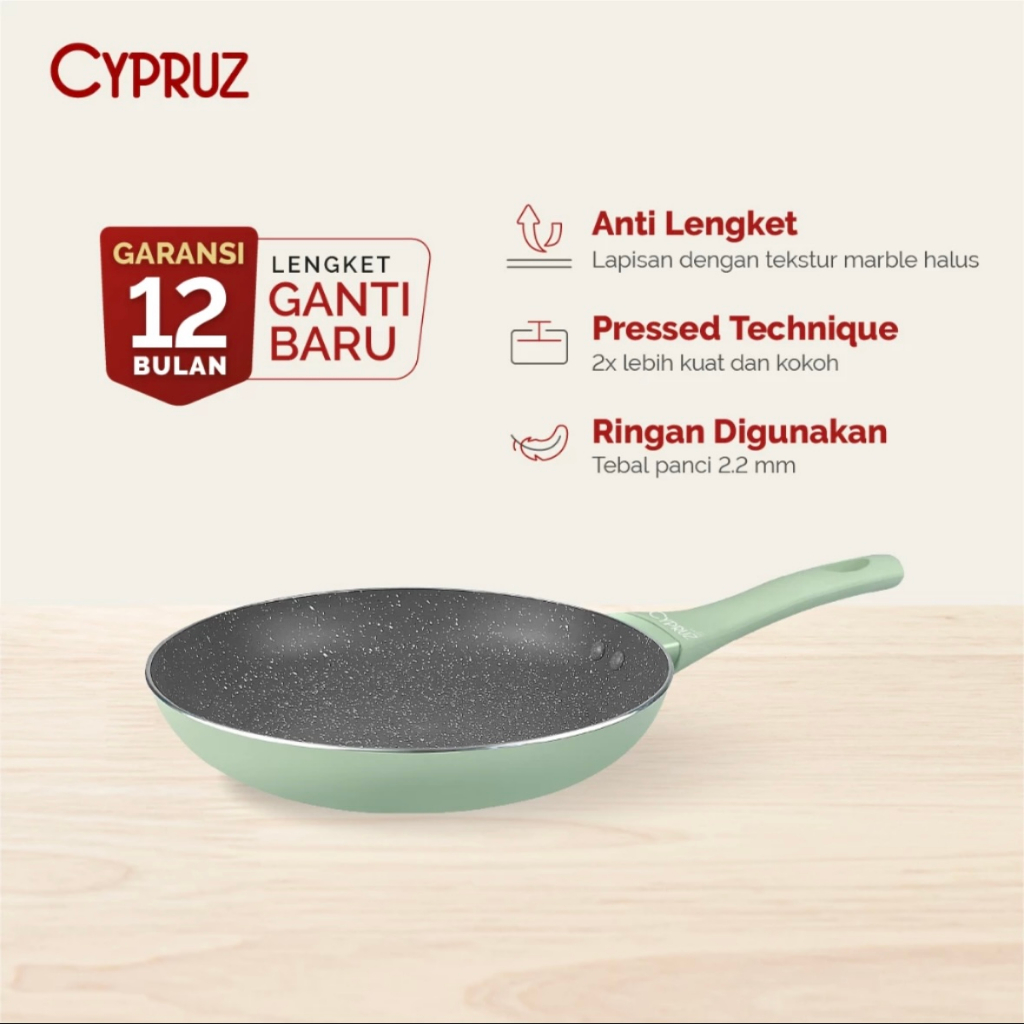 Fry Pan Green Series Cypruz