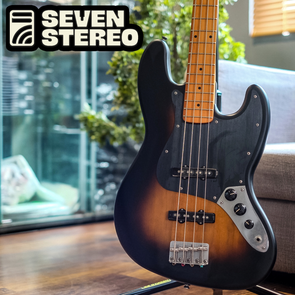 Squier 40th Anniversary Vintage Jazz Bass Satin 2 Color Sunburst