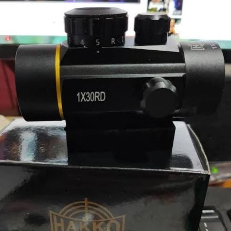 Teleskop Red DOT Hakko 1x30 RD Ring Gold