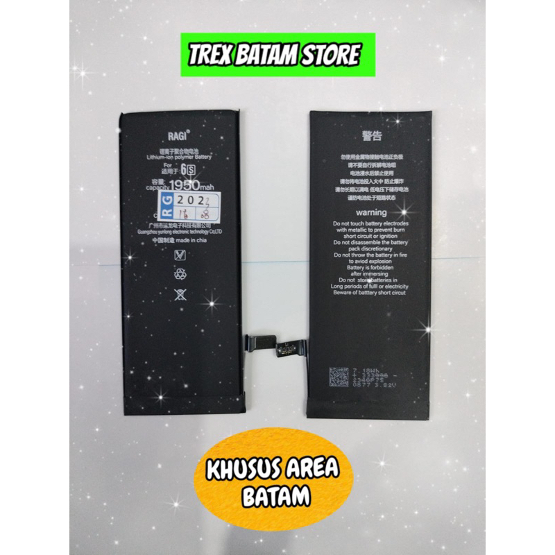 BATRE BATERAI BATERAY IPHONE 6S RAGI KUALITAS ORIGINAL [ BATAM ]