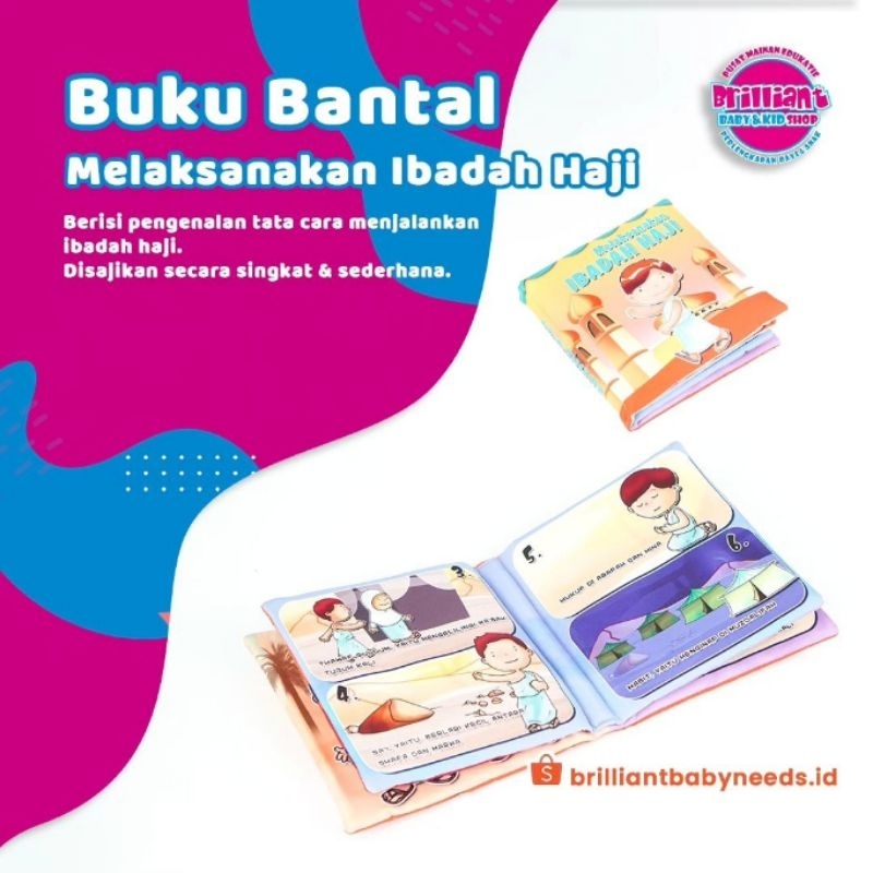 Buku Edukasi Anak Buku Bantal Melaksanakan Ibadah Haji