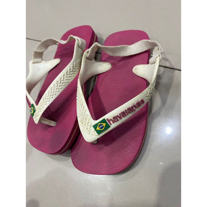 PRELOVED SENDAL HAVAIANAS ANAK ORIGINAL 100%