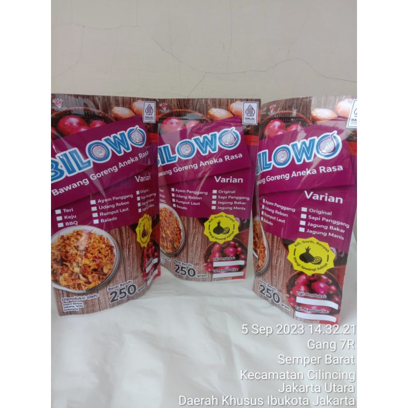 

Bilowo Bawang Goreng aneka rasa