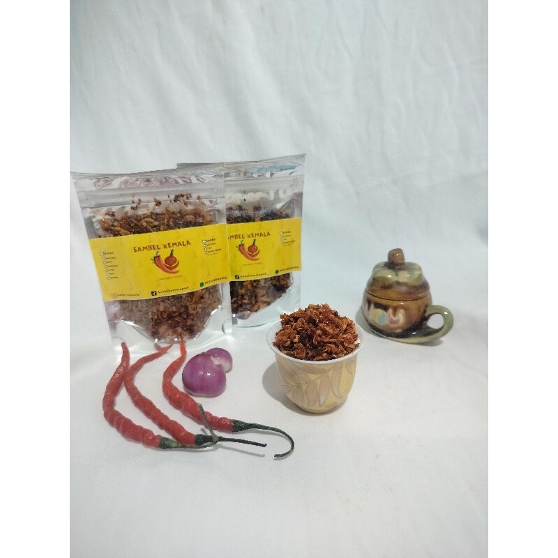 

Sambel Kering Bawang/Bawang Goreng/Sambel Tabur/ Ukuran Pouch