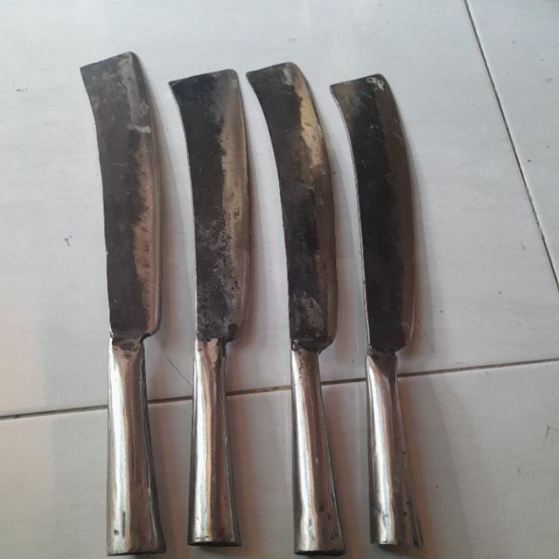 pisau daging sapi ayam cacah tulang asli baja 100%