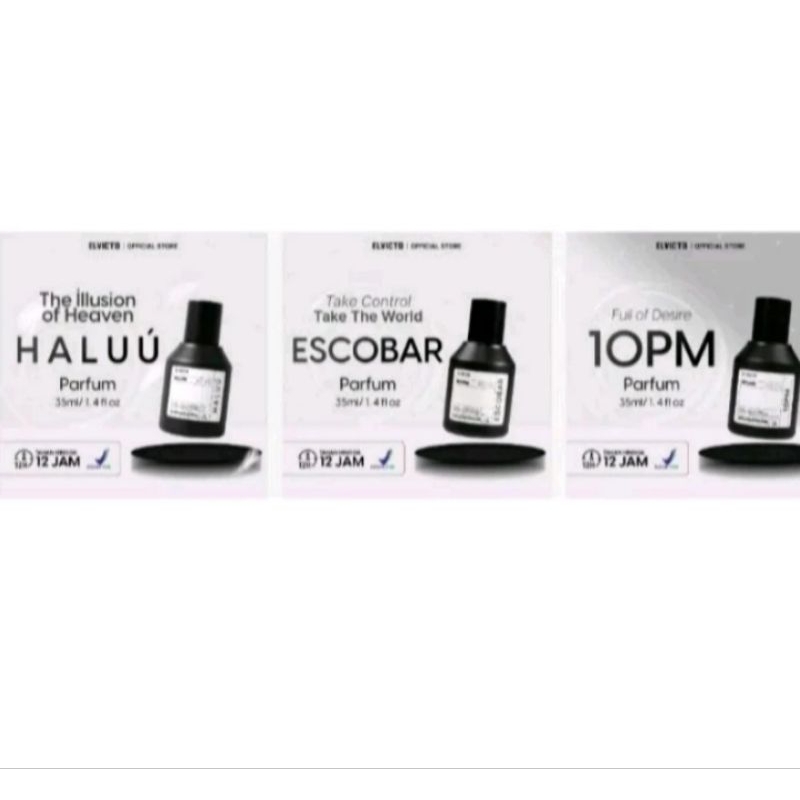 ELVICTO PARFUM 35ML / ELVICTO PARFUM TAHAN LAMA