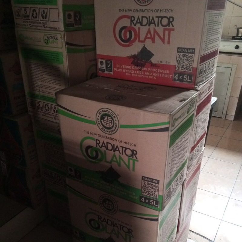 Air Radiator COOLANT MEGACOOLS 5L MOBIL /MOTOR