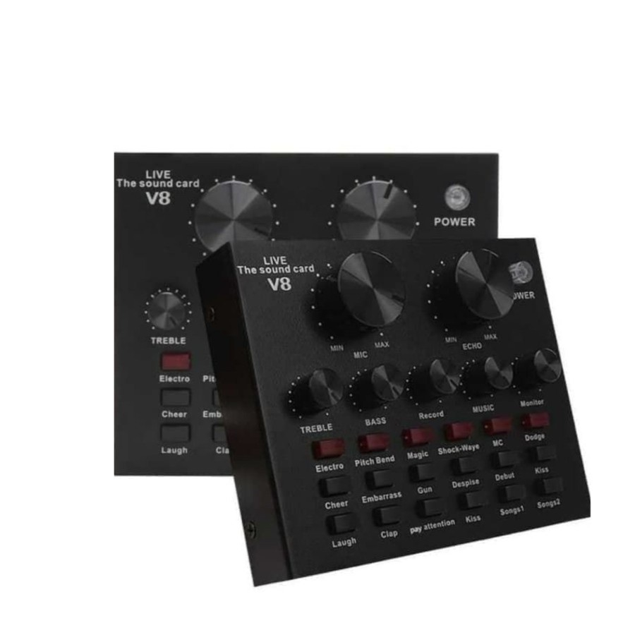Sound card V8 Mixer SoundCard V8 MIXER microphone Audio USB External