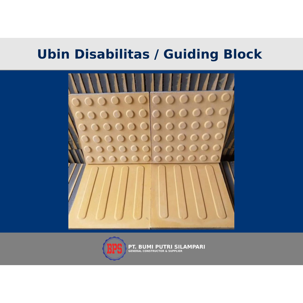 Guiding block / paving difabel / ubin tactile / bli