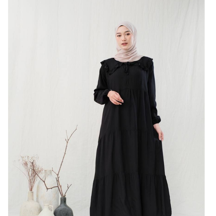 (BISA COD)TERBARU GAMIS RAYON POLOS GAMIS RAYON PREMIUM TEBAL DAN ADEM