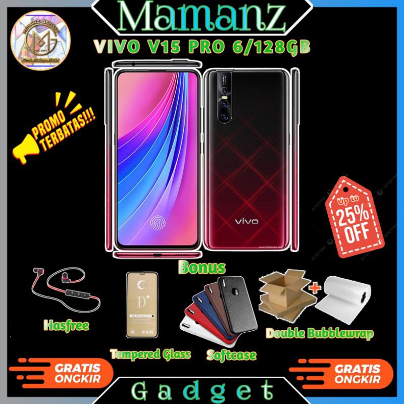 Vivo V15 Pro Ram 6/128Gb ex Resmi Fullset murah