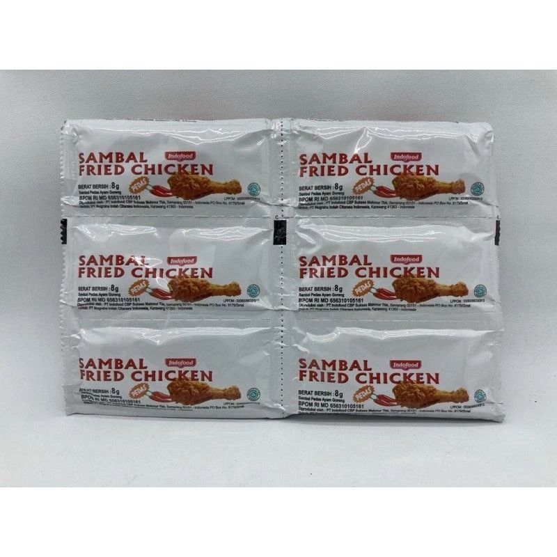 

Indofood Sambal Fried Chicken Sachet 8 g (isi 24 pcs)