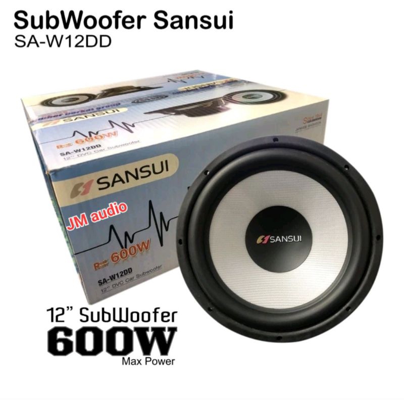 Speaker subwoofer 12inch sansui SA-W12DD 600watt