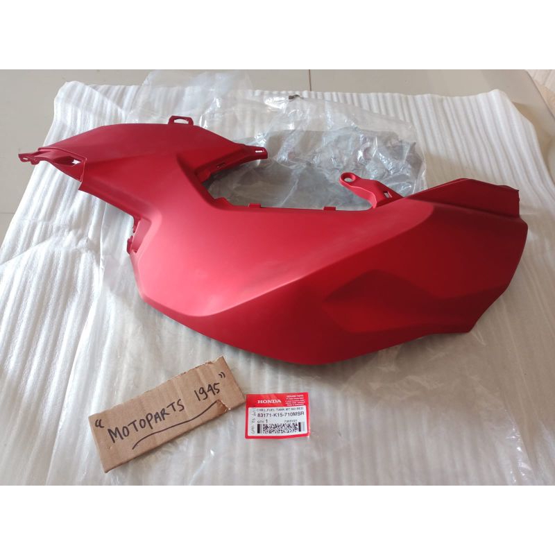 COVER TANGKI KIRI CB150R LED K15P 2021 MATTE RED ORI AHM