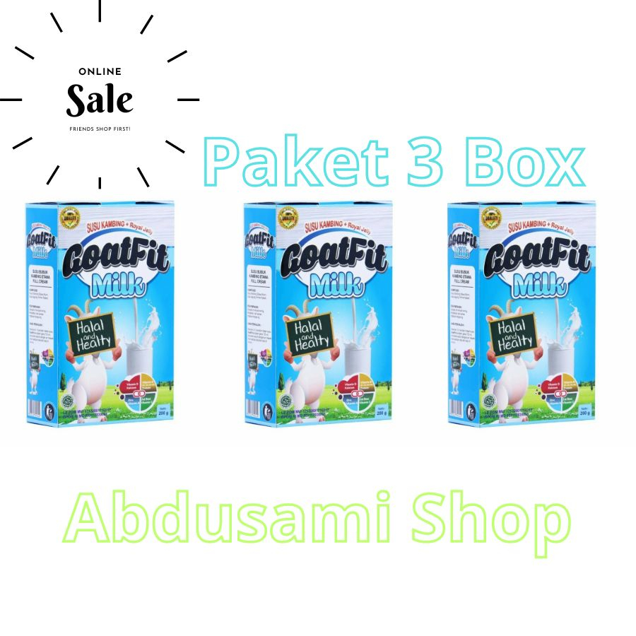 

Paket 3 Susu Kambing Etawa Goatfit Ori Asli Susu Ettawa Original
