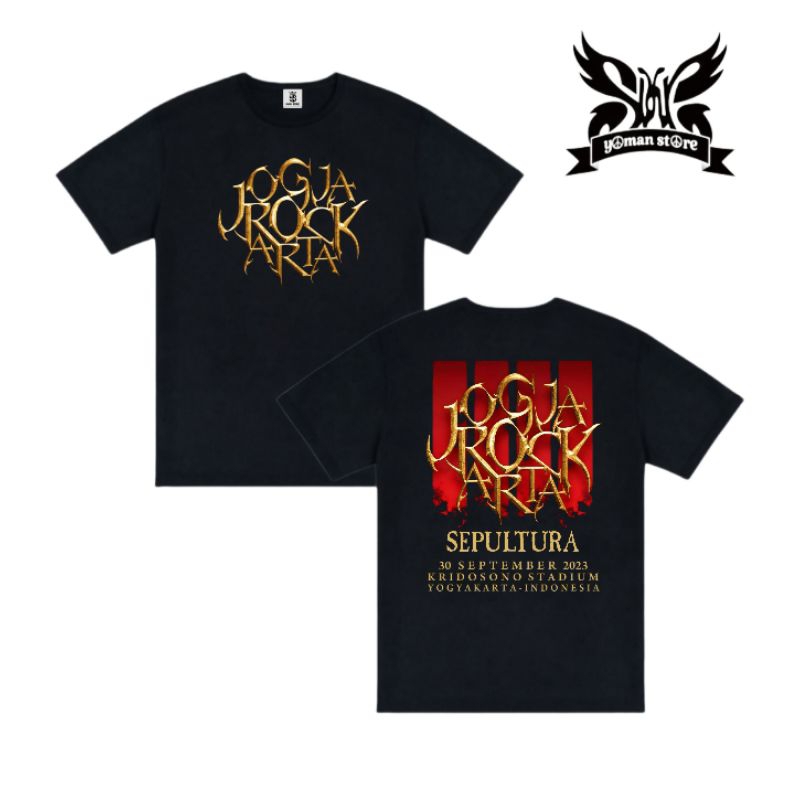 Kaos Event Jogjarockarta SEPULTURA // Tshirt SEPULTURA Jogjarockarta