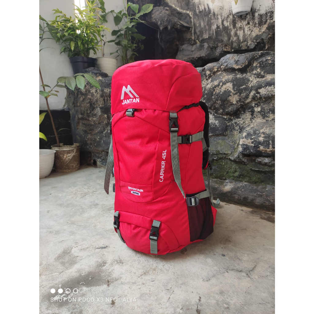 Eceran Harga Grosir-Tas Gunung Mountain Series Terbaru-Tas Gunung Jantan 45 Liter-Busa Tebal