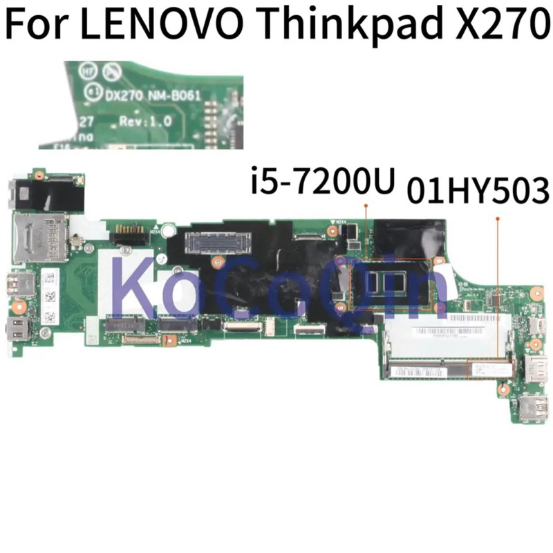 Motherboard Lenovo Thinkpad X270 intel Core i5