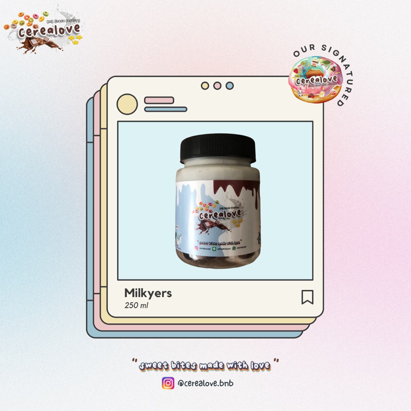 

Cerealove Snack Choco Jar Cereal by BnB (Milk)