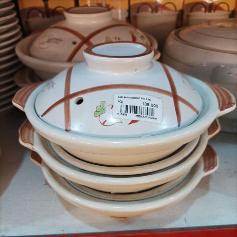 Basi Sapo Keramik Pot