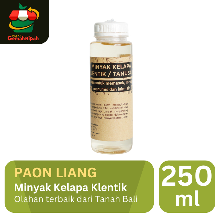 

Minyak Kelapa Klentik Organik Paon Liang