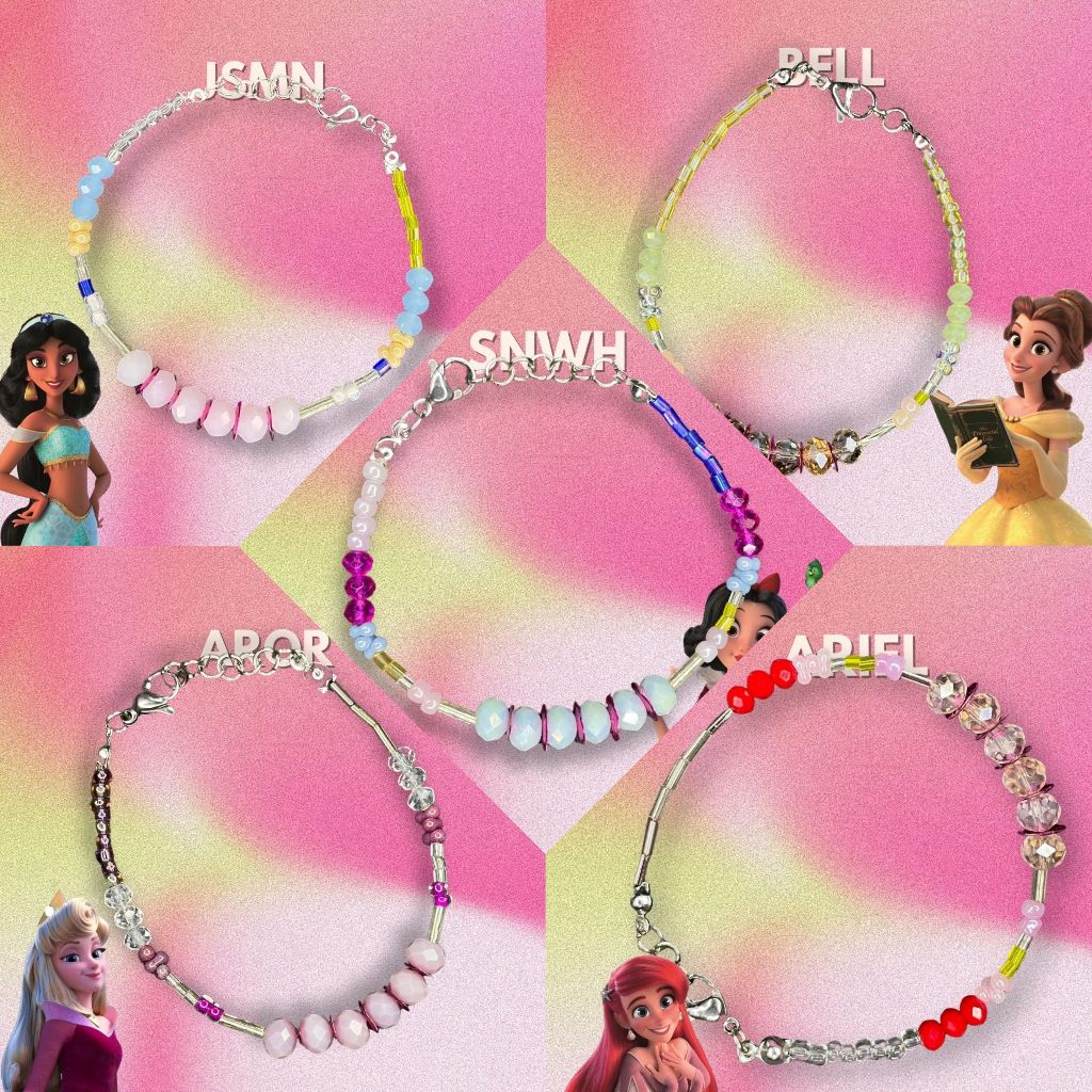 Disney Princess Bracelet / Gelang Manik