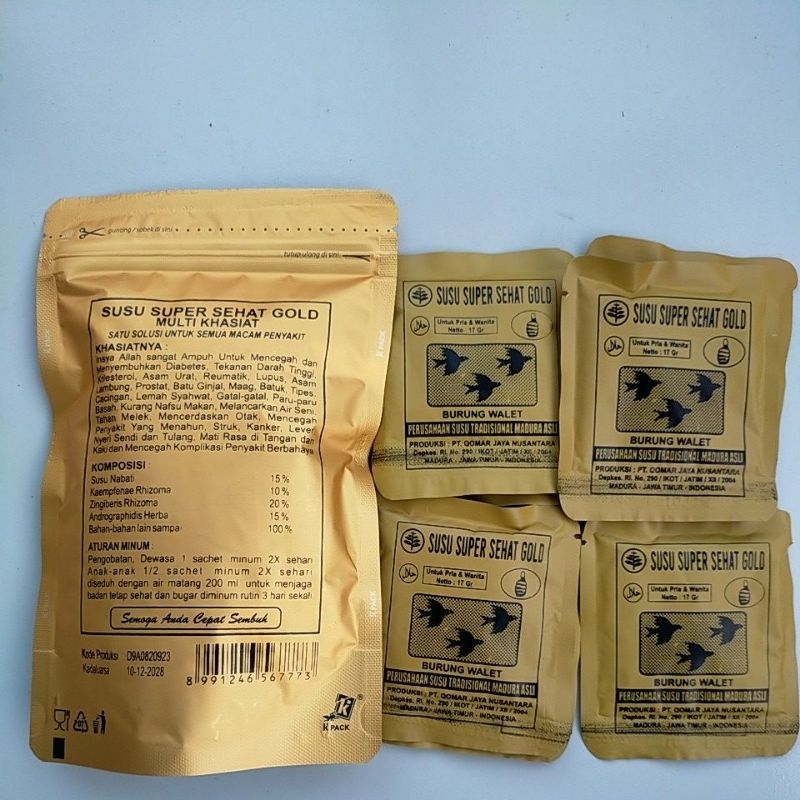 

SUSU SUPER SEHAT GOLD isi 7 sachet