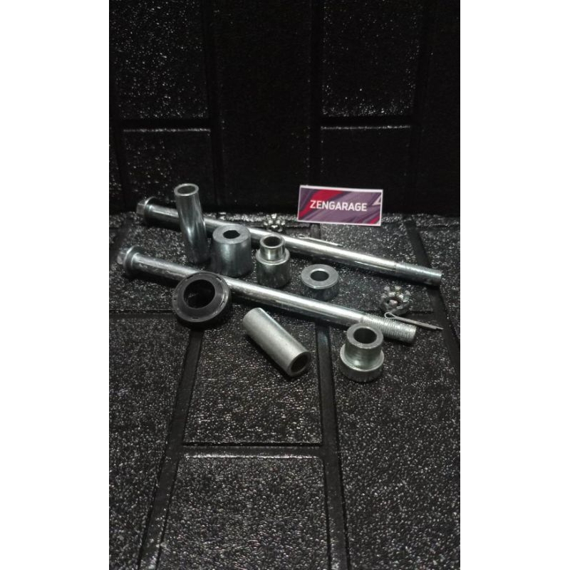SET BOS BOSH DEPAN BELAKANG PLUS AS RODA DEPAN BELAKANG HONDA SUPRA X125 KARISMA BLADE REVO