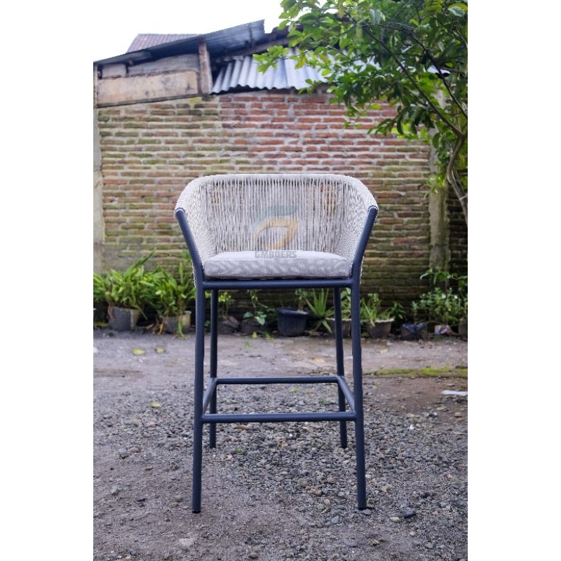 Kursi Bar Rotan Sintetis Rope