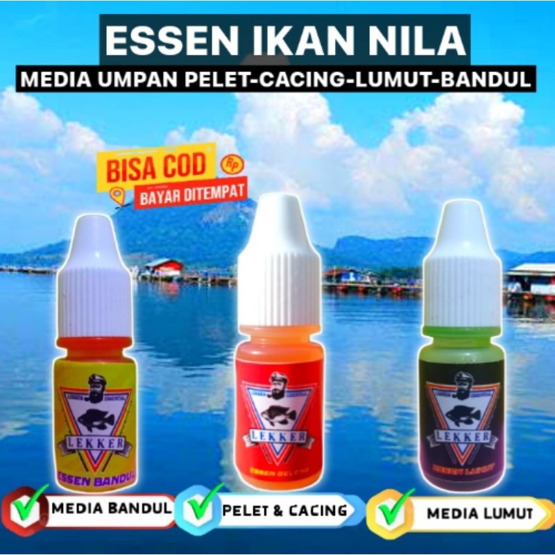 essen ikan Nila liar paling ampuh untuk mancing nila di danau alam liar, essen pengumpul ikan, essen
