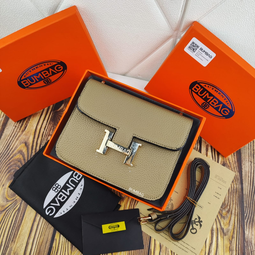 BUMBAG-TAS SELEMPANG WANITA CONSTANTIN TOGO EPSON MATIC BLACK BRAND ORI(100% original) FREE BOX +BAR