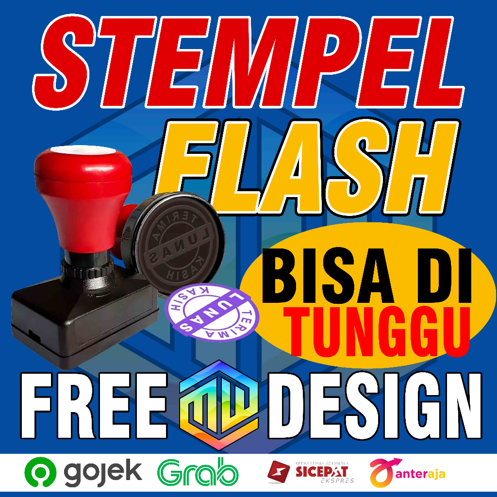 

Stempel Flash Otomatis | Free Desain | Cepat | Ukuran Costum
