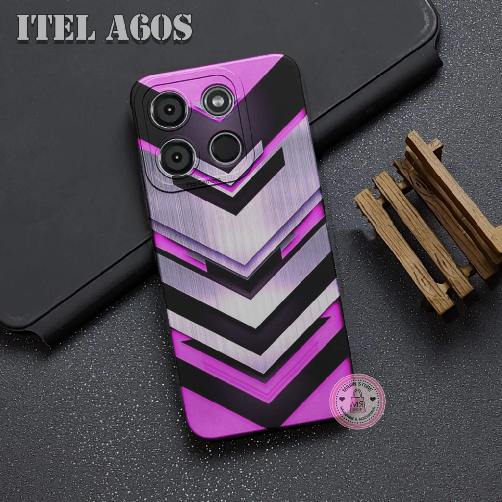 Case Procamera ITEL A60 / ITEL A60S  Silicone TPU Case Sofcase Fashion  CUTE AND KREN  Happy For Typ
