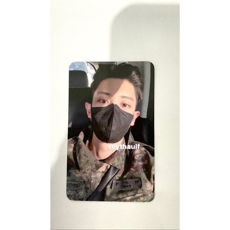 Photocard EXO Chanyeol Militer (halodek)