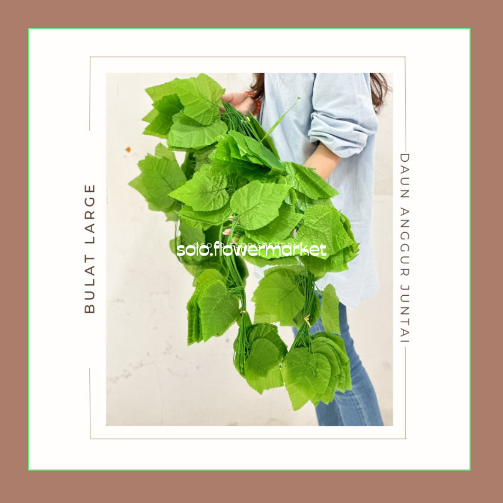 [TERMURAH] M ANGGUR JUNTAI Plastik Bunga Rambat Sintesis Tanaman Hias Gantung Osear Artificial DEKOR