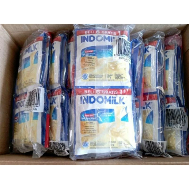 

SUSU KENTAL MANIS INDOMilk RASA COKLAT SACHET ISI 6 PC