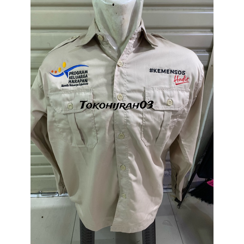 Seragam Kemensos Hadir Kemeja Kemensos Hadir Baju Kerja Kemensos Hadir