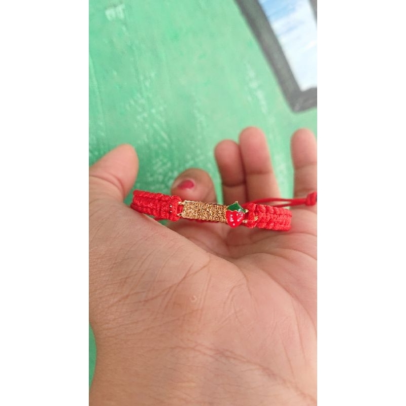 gelang tali anak lapis emas awet