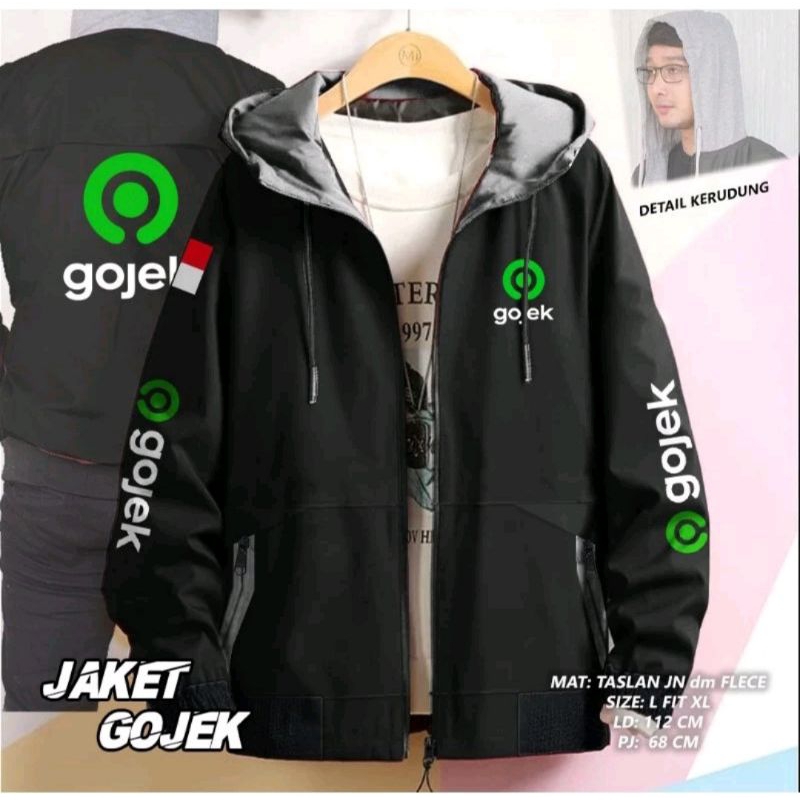 JAKET BOMBER GOJEK / BOMBER GOJEK / JAKET GOJEK / BOMBER PRIORITAS / BOMBER OJOL / BOMBER PENGENDARA