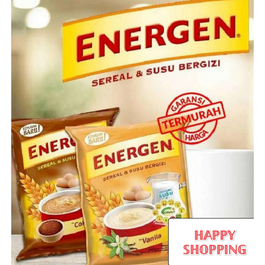 

Energen Vanila - Coklat 1 renceng 10 sachet