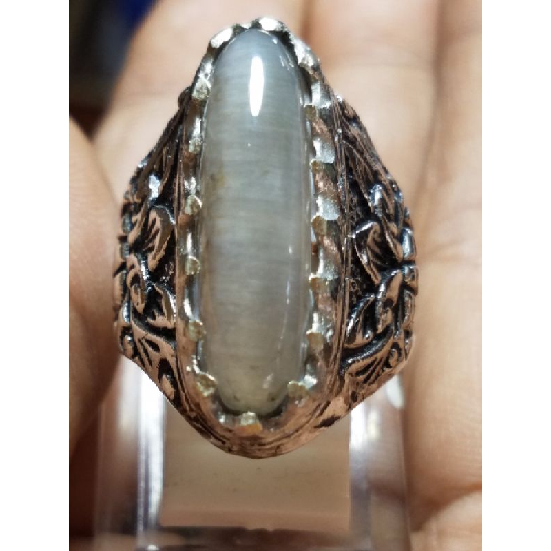 Cincin akik pandan sutra lumut