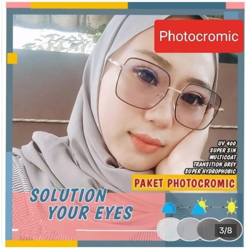 KACAMATA PHOTOCROMIC ANTIRADIASI KODE 7335